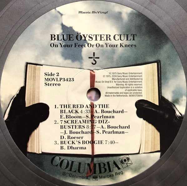 Blue Öyster Cult - On Your Feet Or On Your Knees (SILVER & BLACK VINYL) | Mint (M)-