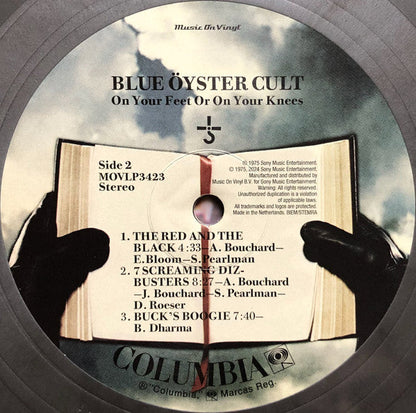 Blue Öyster Cult - On Your Feet Or On Your Knees (SILVER & BLACK VINYL) | Mint (M)-
