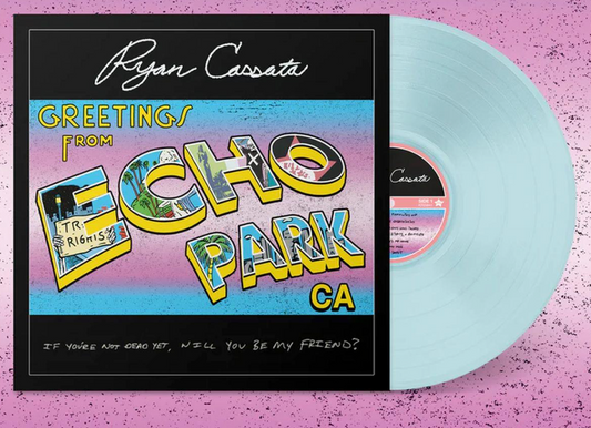 Ryan Cassata - Greetings From Echo Park (Trans-Blue VINYL) | Mint (M) Mint (M)-