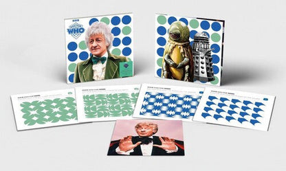Doctor Who - Jon Pertwee Collection (Blue & Green 140g 4xVINYL Boxset) | Mint (M) Mint (M)-