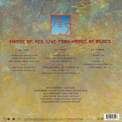 Yes - House Of Yes: Live From The House Of Blues (3xCOLOR VINYL) | Mint (M) Mint (M)-