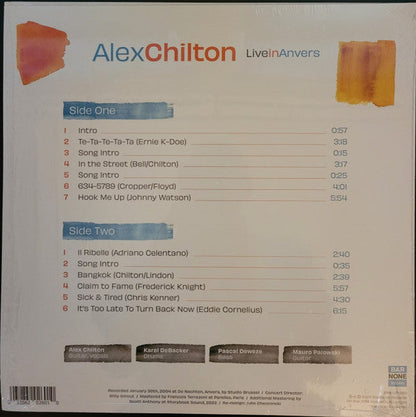 Alex Chilton - Live In Anvers (GREEN COLOR VINYL RSD) |-