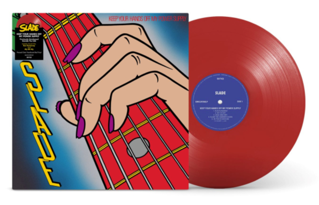 Slade - Keep Your Hands Off My Power Supply (IEX Traanslucent Red VINYL LP BMG BMGCAT802LP) | NEW-