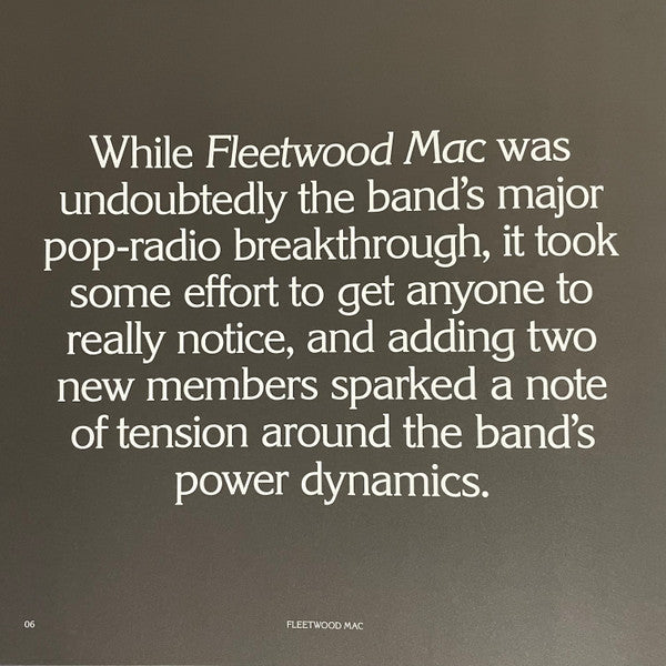 Fleetwood Mac (BLACK & WHITE COLOR VINYL - VMP) | Mint (M) Mint (M)-