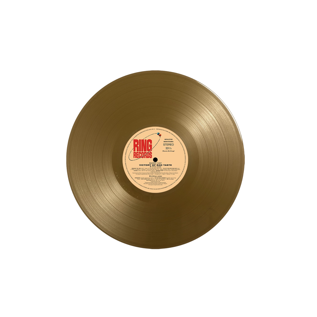 Barry Hay - Victory Of Bad Taste (MOV | GOLD VINYL) | Mint (M) Mint (M)-