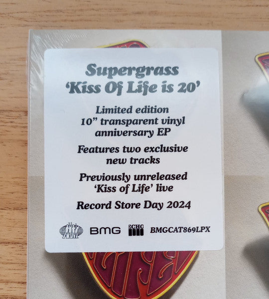 Supergrass - Kiss Of Life (CLEAR VINYL RSD) |-