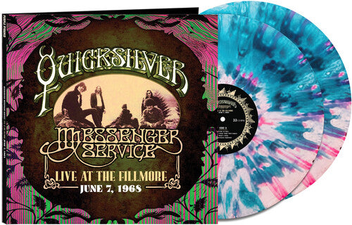 Quicksilver Messenger Service - Live At The Fillmore June 7, 1968 (CLEAR BLUE/PINK 2xVINYL) | Mint (M) Mint (M)-