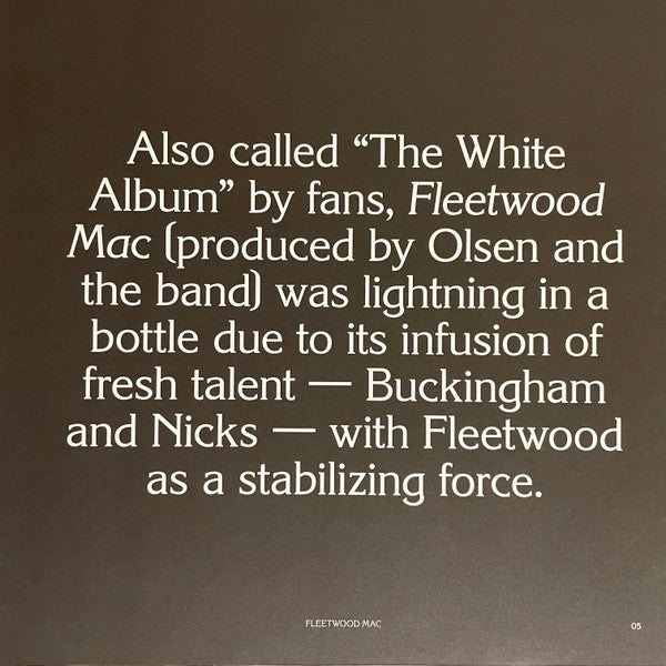 Fleetwood Mac (BLACK & WHITE COLOR VINYL - VMP) | Mint (M) Mint (M)-