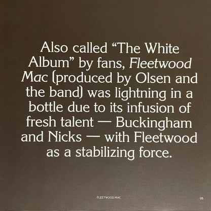 Fleetwood Mac (BLACK & WHITE COLOR VINYL - VMP) | Mint (M) Mint (M)-