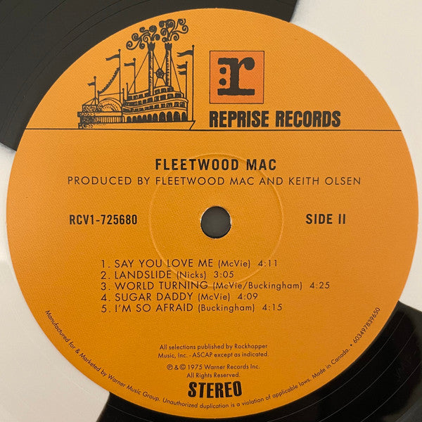 Fleetwood Mac (BLACK & WHITE COLOR VINYL - VMP) | Mint (M) Mint (M)-