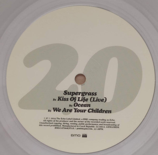Supergrass - Kiss Of Life (CLEAR VINYL RSD) |-