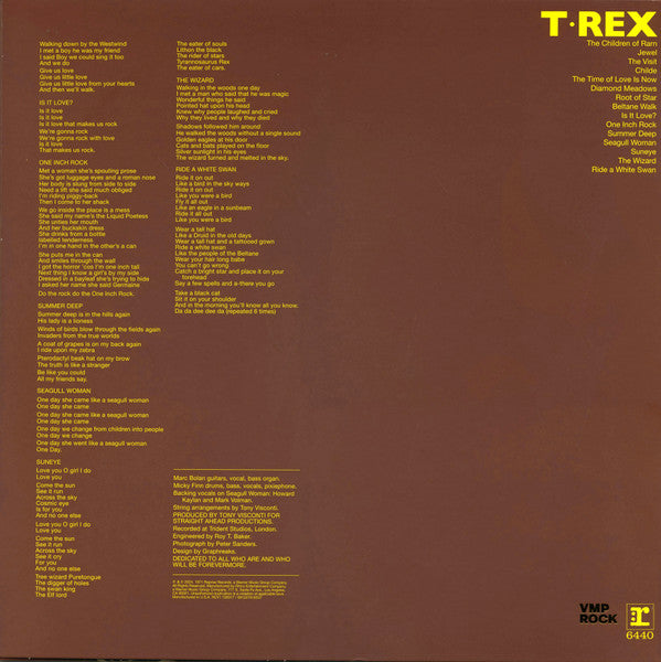 T. Rex (COLOR VINYL / VMP) | Mint (M) Mint (M)-