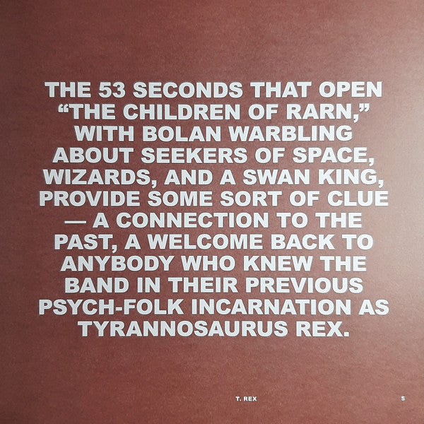 T. Rex (COLOR VINYL / VMP) | Mint (M) Mint (M)-