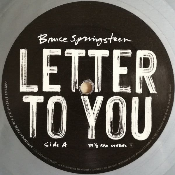 Bruce Springsteen - Letter To You (2xGRAY VINYL) | Mint (M) Mint (M)-