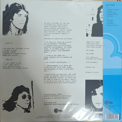 The Storm (2) - The Storm (TRANSPARENT BLUE VINYL) | Mint (M) Mint (M)-
