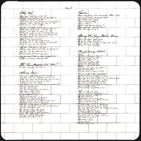Pink Floyd - The Wall (180g VINYL) | Mint (M) Mint (M)-