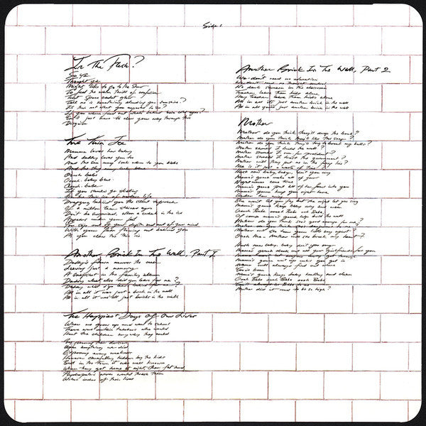 Pink Floyd - The Wall (180g VINYL) | Mint (M) Mint (M)-