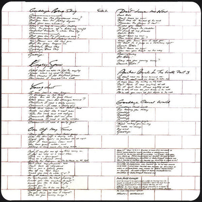 Pink Floyd - The Wall (180g VINYL) | Mint (M) Mint (M)-