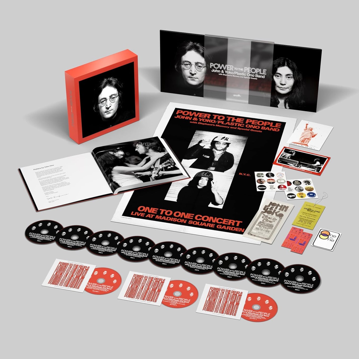 John Lennon/Yoko Ono/Plastic Ono Band - Power To The People: Live at the One To One Concert [Super Deluxe](9xCD/3xBLU-RAY) | Mint (M) Mint (M)-