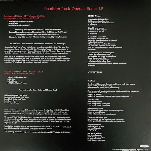 Drive-By Truckers - Southern Rock Opera (BOXSET) | Mint (M) Mint (M)-