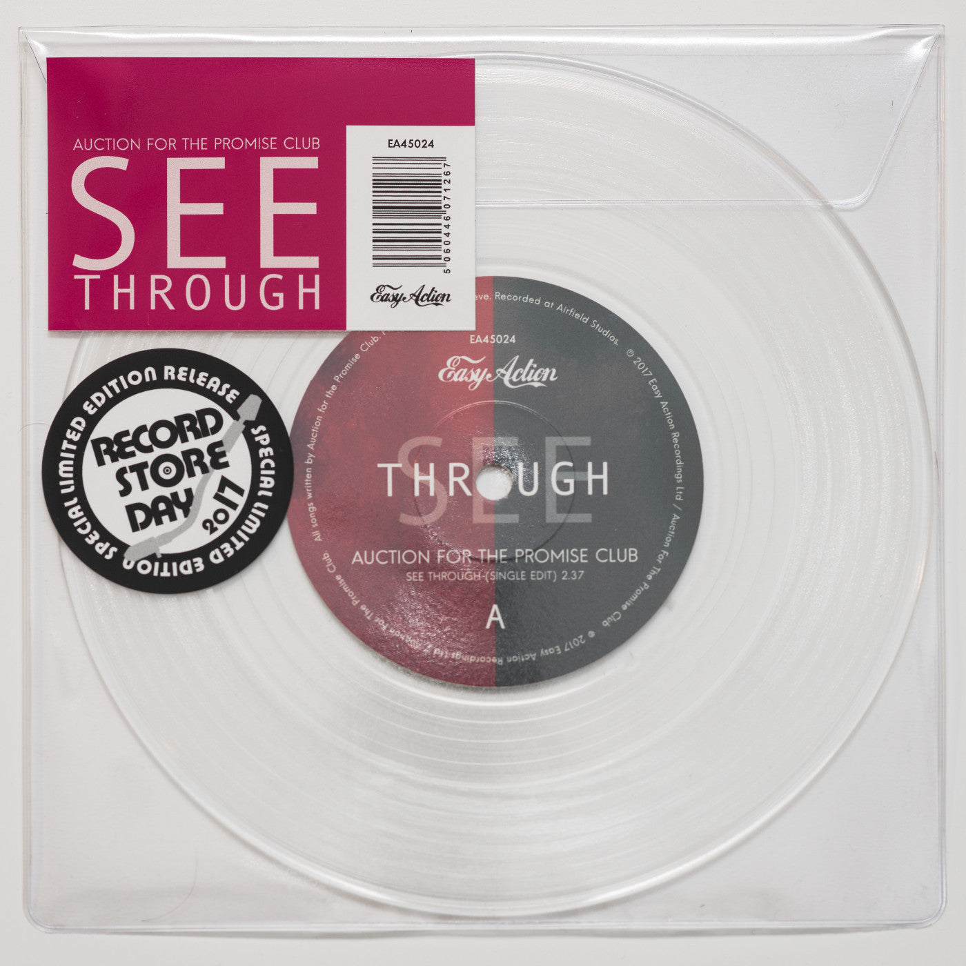 Auction For The Promise Club - See Through (CLEAR VINYL) |-