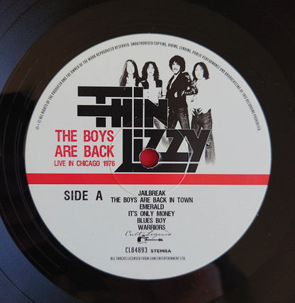 Thin Lizzy - The Boys Are Back (Live In Chicago 1976) | Mint (M) Mint (M)-
