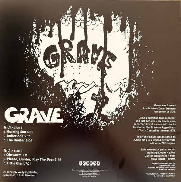 Grave (5) - Nr. 1 | Mint (M) Mint (M)-