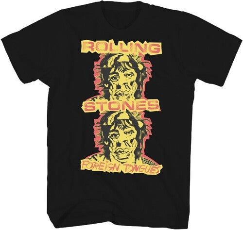 Rolling Stones - Foreign Tongues - Indie Exclusive T-shirt - Large - Black |-