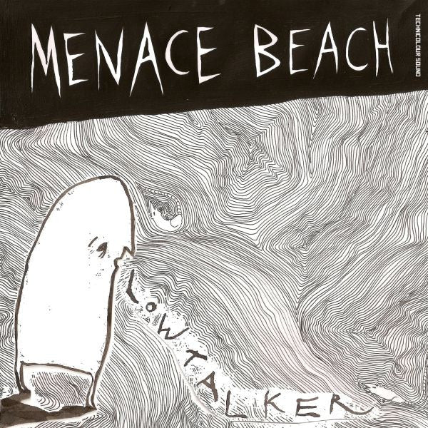 Menace Beach - Tennis Court / Lowtalkin' - 7" (CLEAR VINYL) (Vinyl) |-