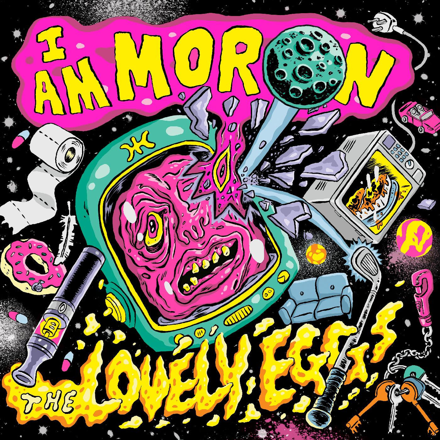 Lovely Eggs, The - I Am Moron (NEON YELLOW VINYL) |-