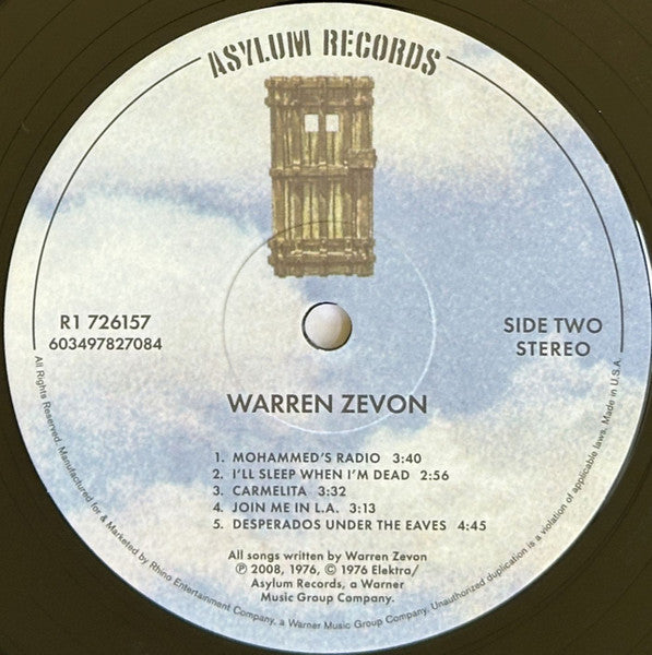 Warren Zevon (DELUXE EDITION) | Mint (M) Mint (M)-