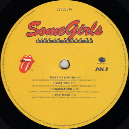 The Rolling Stones - Some Girls Live In Texas '78 (3xVINYL & DVD) | Mint (M) Mint (M)-