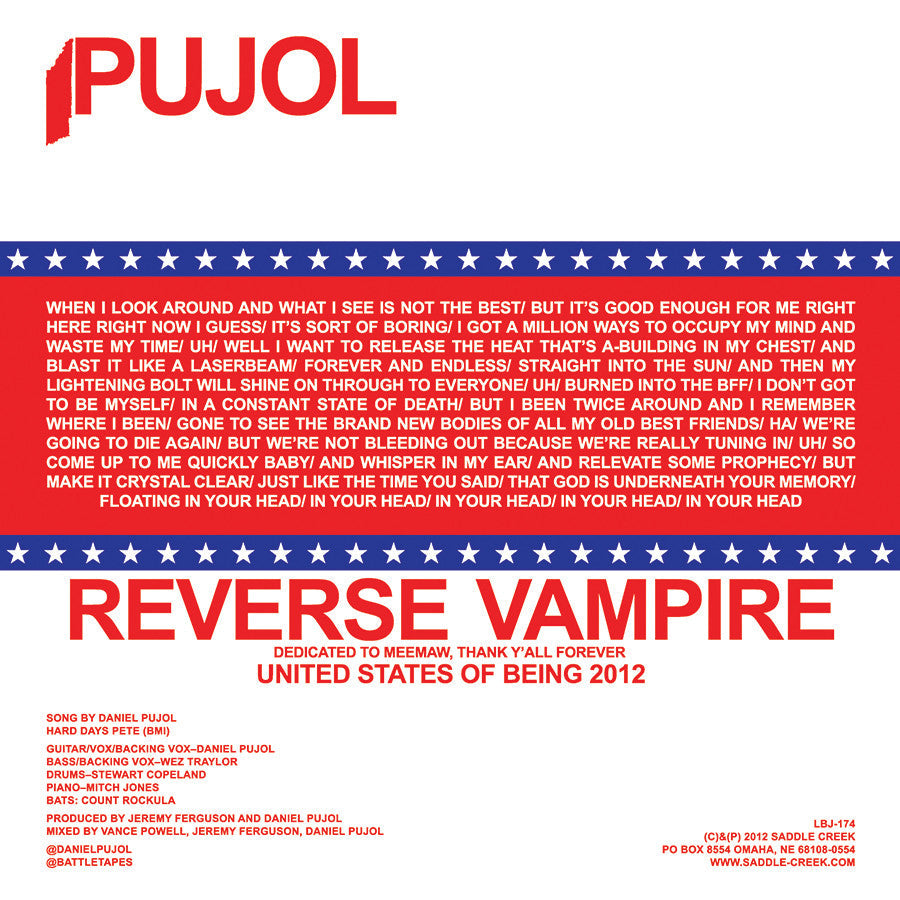 Pujol - Reverse Vampire (Vinyl) | Mint (M) Mint (M)-