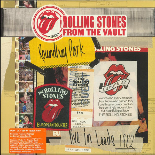 The Rolling Stones - Live In Leeds 1982 (3xVINYL/DVD) | Mint (M) Mint (M)-