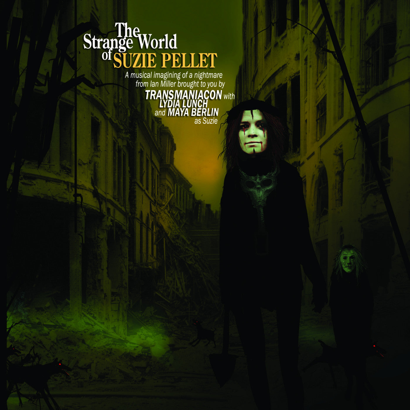Transmaniacon feat. Lydia Lunch & Maya Berlin - The Strange World Of Suzie Pellet (CD) |-