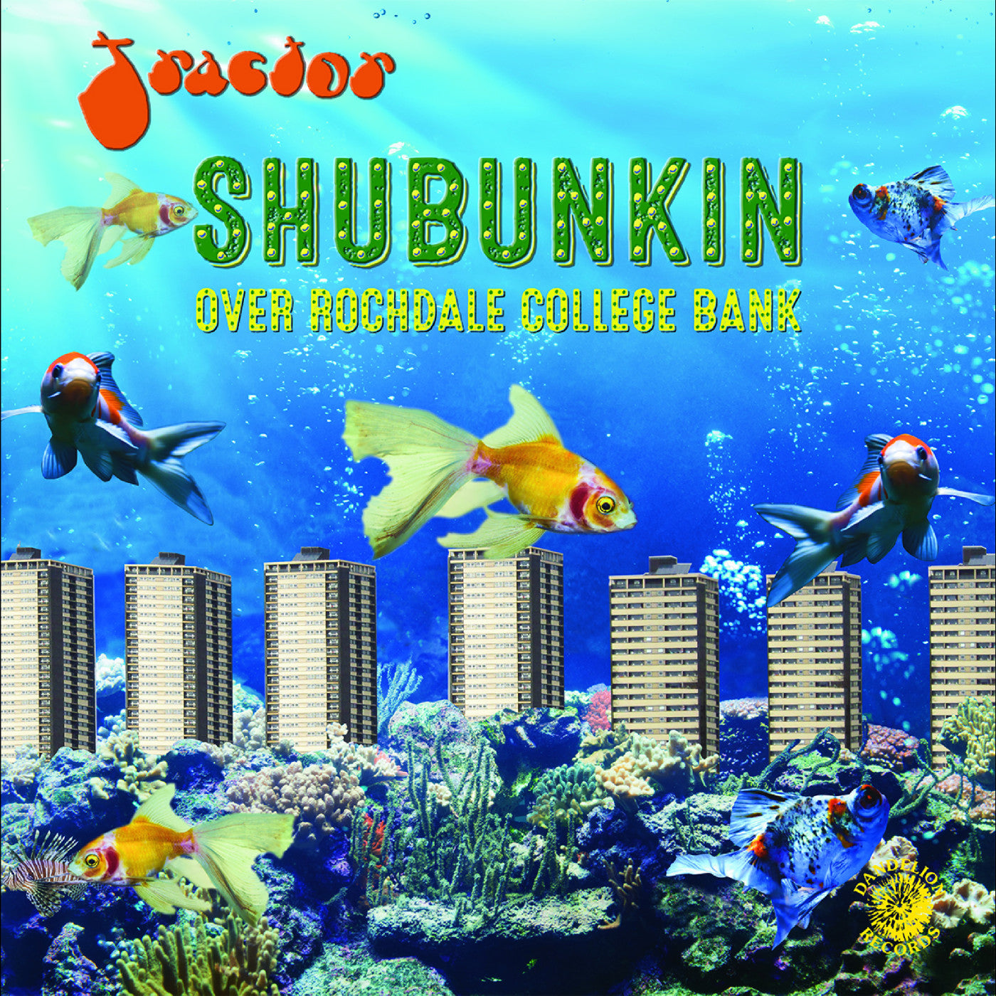 Tractor - Shubunkin Over Rochdale College Bank (BLUE VINYL) |-