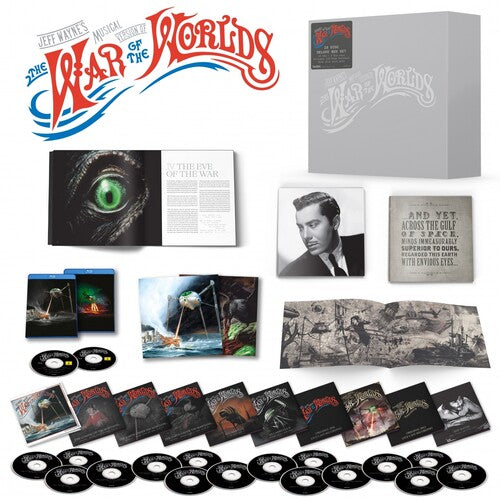 Jeff Wayne - Musical Version Of The War Of The Worlds - Deluxe Collectors Edition 16CD Incl. 2 Blu-Ray, 156pg Hardback Book [Import] (Boxed Set, Deluxe Edition, With Blu-ray, With Book, Hardcover) | Mint (M) Mint (M)-