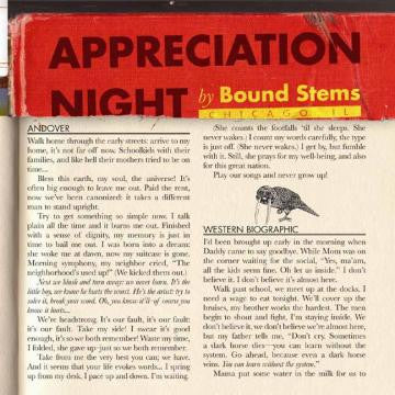 Bound Stems - Appreciation Night (CD) |-