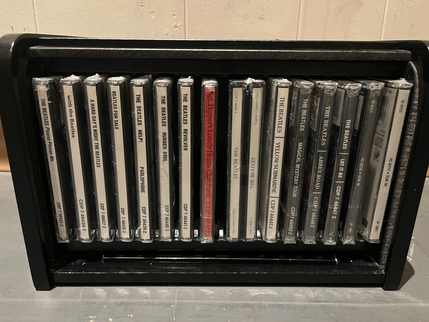 The Beatles - The Beatles 16 CD Wood Roll Top Box Set, 1988 Parlophone *SEALED* | NEW-