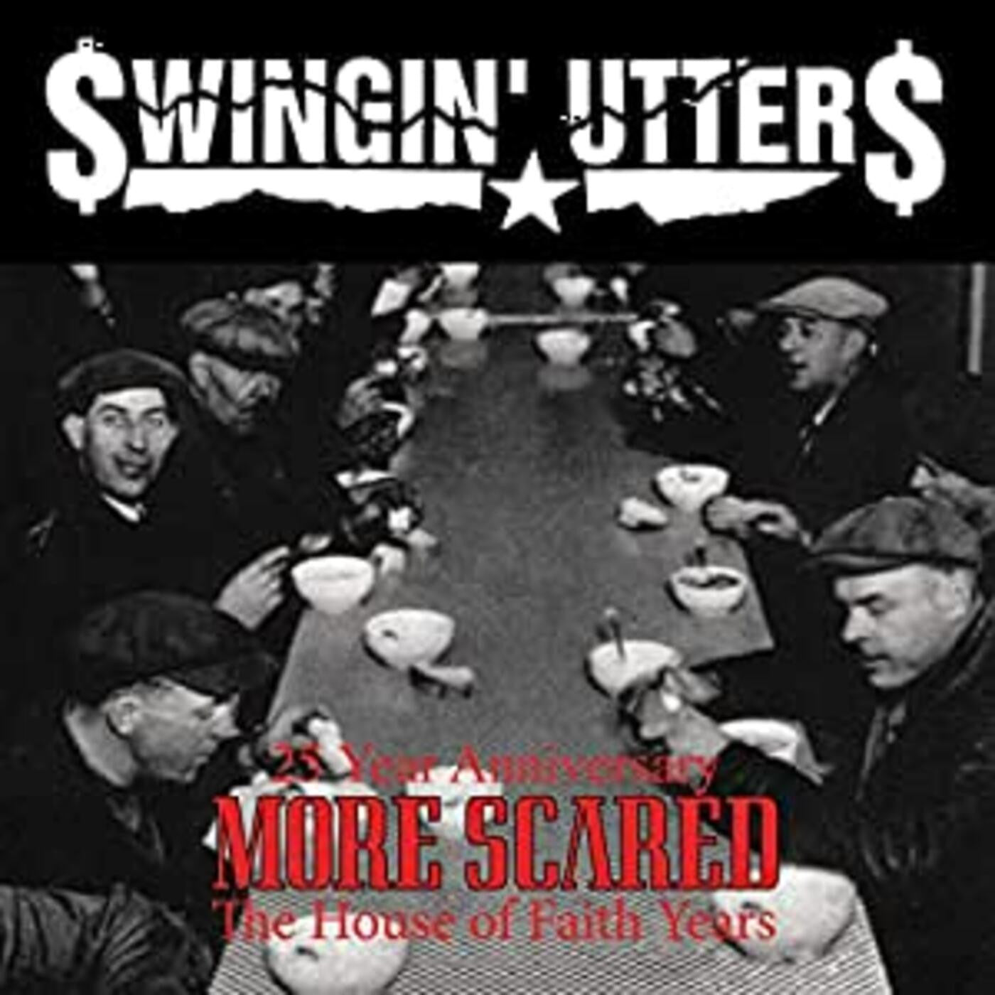 Swingin' Utters - More Scared (BLACK & WHITE VINYL) |-