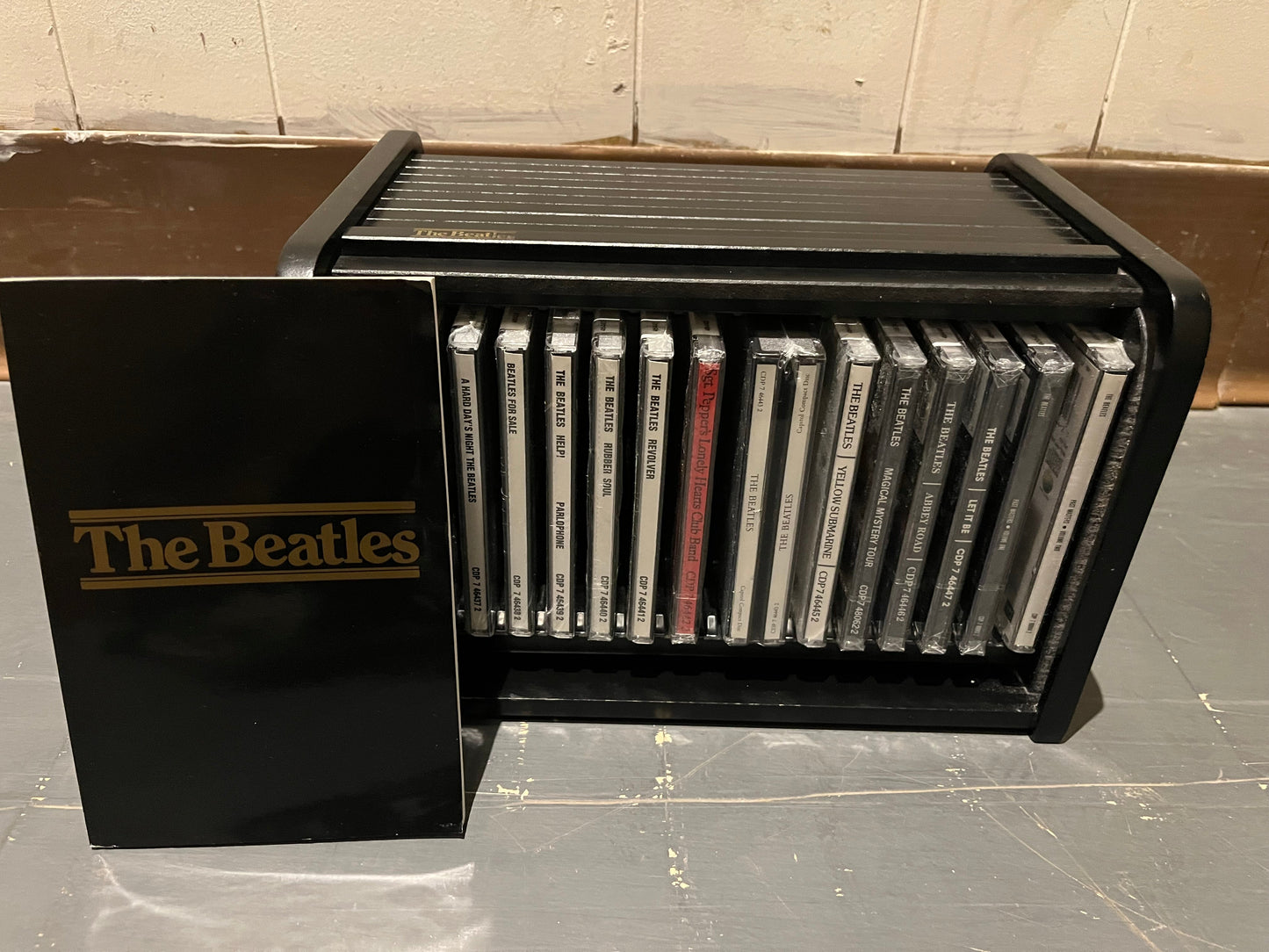 The Beatles - The Beatles 16 CD Wood Roll Top Box Set, 1988 Parlophone *SEALED* | NEW-