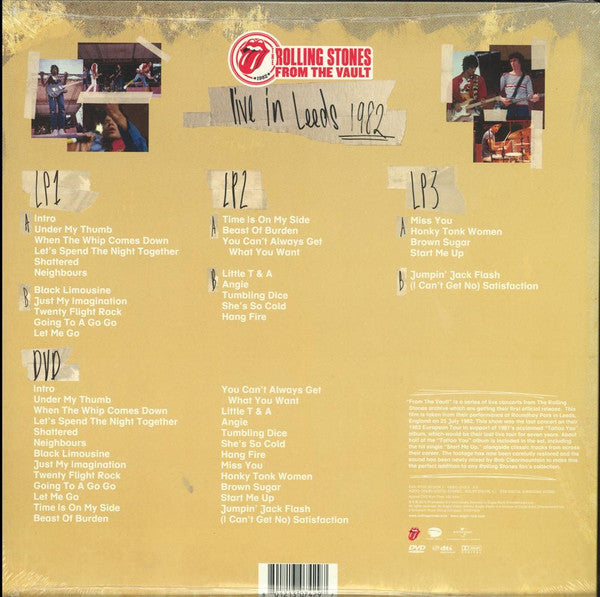 The Rolling Stones - Live In Leeds 1982 (3xVINYL/DVD) | Mint (M) Mint (M)-