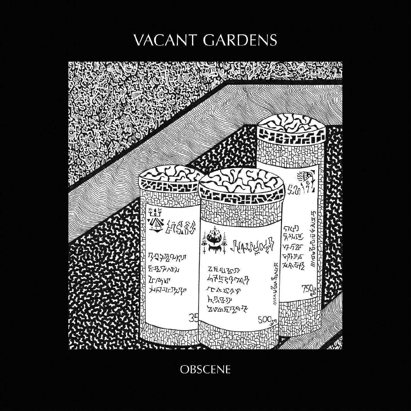 Vacant Gardens - Obscene (CLEAR VINYL) (Vinyl) |-