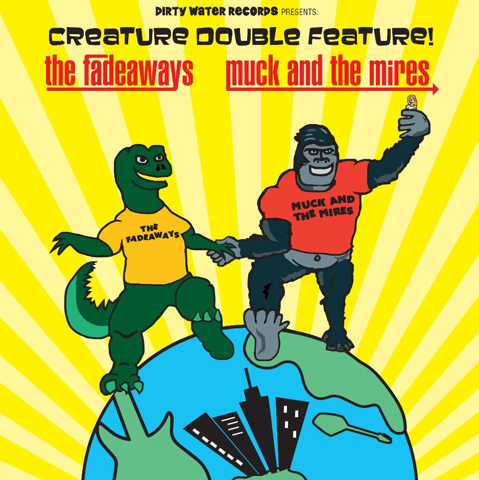 Fadeaways vs. Muck and the Mires - Creature Double Feature! - 7" |-
