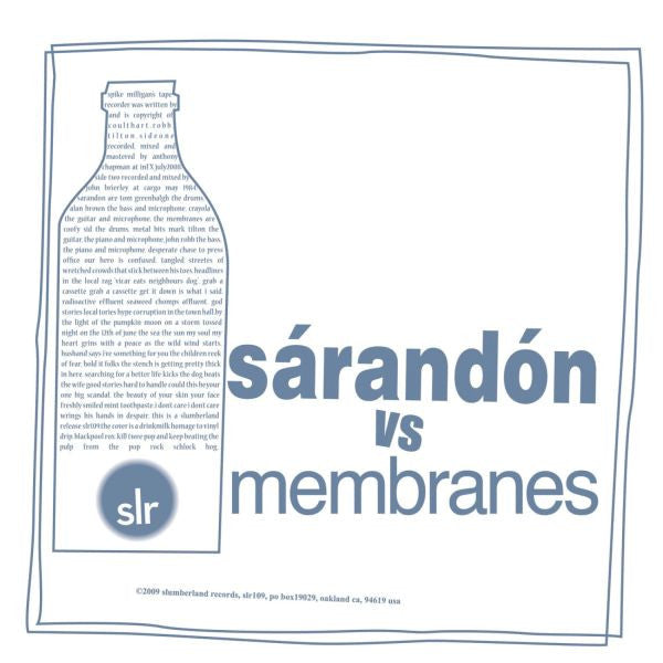 Sarandon/The Membranes - Spike Milligan's Tape Recorder - 7" (Vinyl) | Mint (M) Mint (M)-