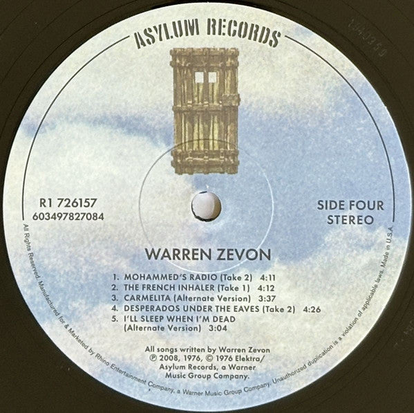 Warren Zevon (DELUXE EDITION) | Mint (M) Mint (M)-