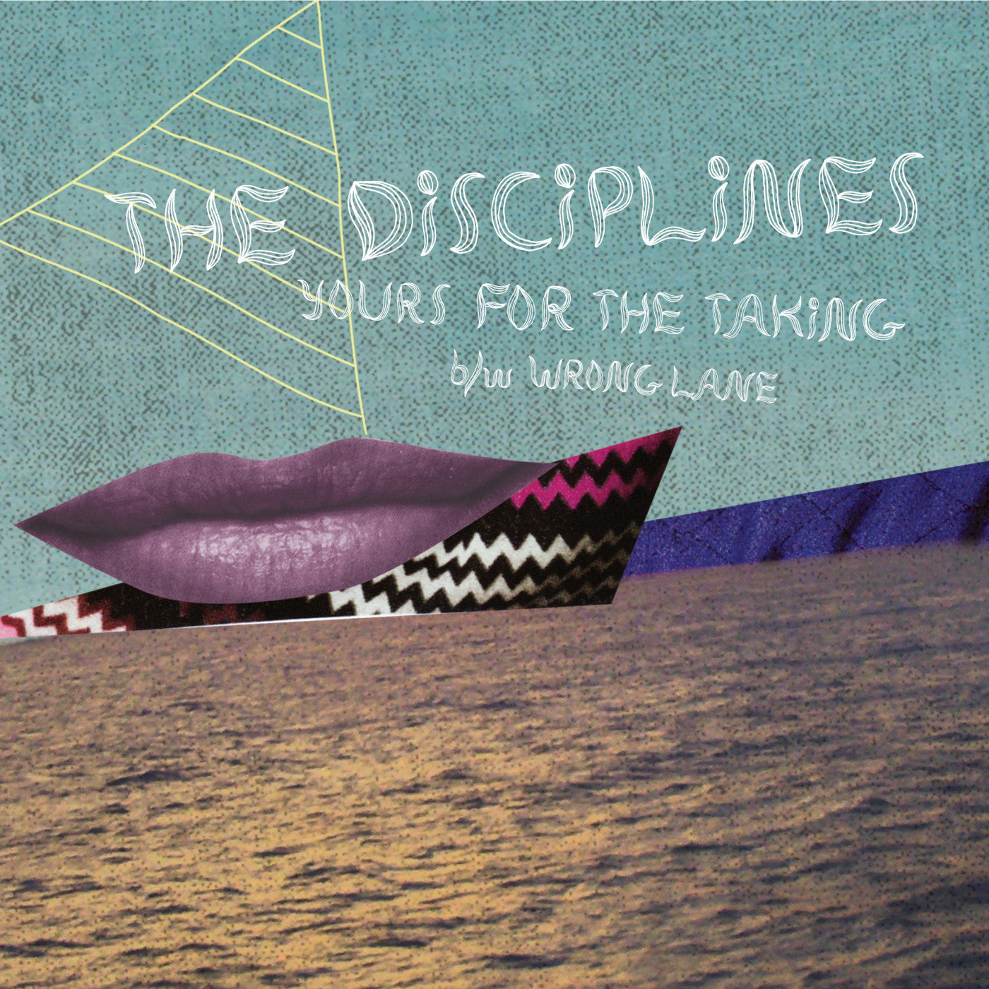 Disciplines, The - Yours for the Taking b/w Wrong Lane (BLUE VINYL) (Vinyl) | Mint (M) Mint (M)-