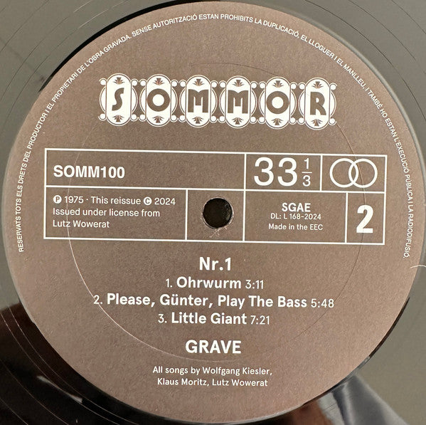 Grave (5) - Nr. 1 | Mint (M) Mint (M)-