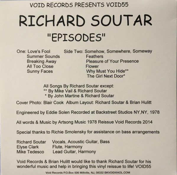 Richard Soutar - Episodes | Mint (M) Mint (M)-
