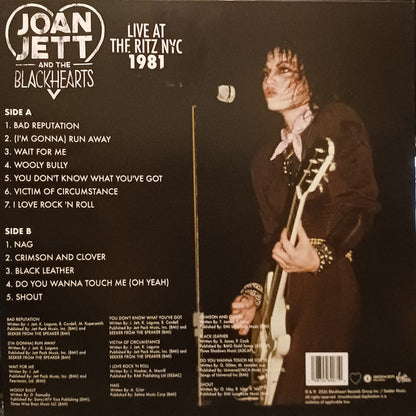 Joan Jett & The Blackhearts - Live at The Ritz NYC 1981 (RSD 2026 VINYL) | Mint (M) Mint (M)-